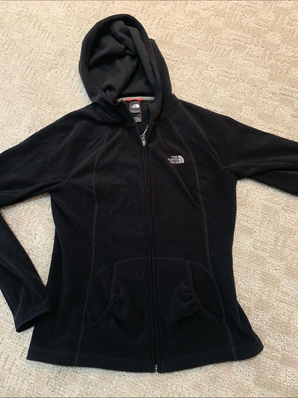 The North Face Black Hooded Fleece Jacket